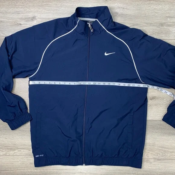 Nike Dry Fit Jacket Navy Blue Large - Picture 8 of 15